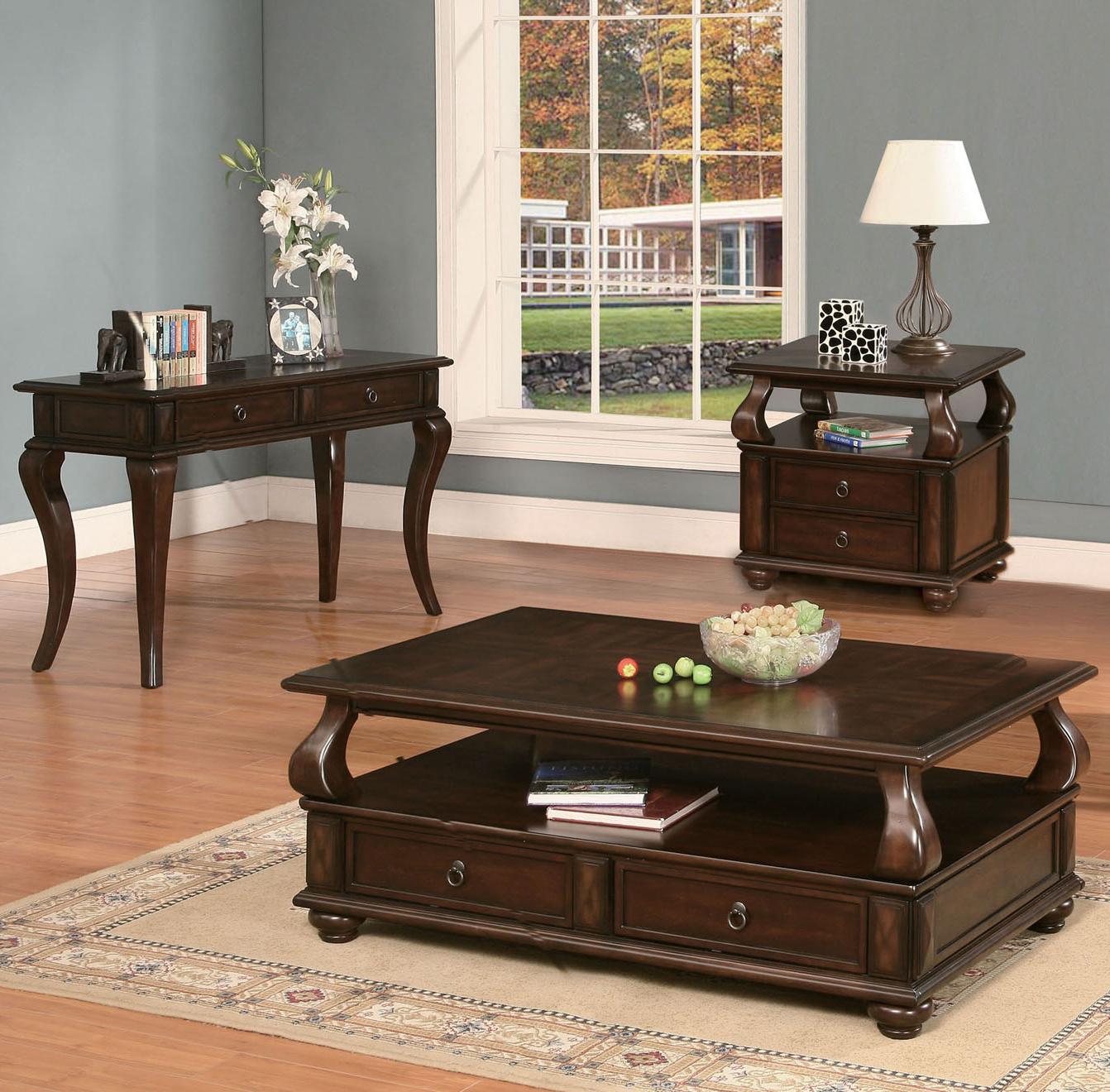 Acme Furniture Amado 80012 Traditional End Table with Bun Feet